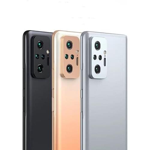 For Xiaomi Redmi Note10 3D Metal Camera Cover Lens Screen Protector Case Bumper Guard For Redmi Note10 pro