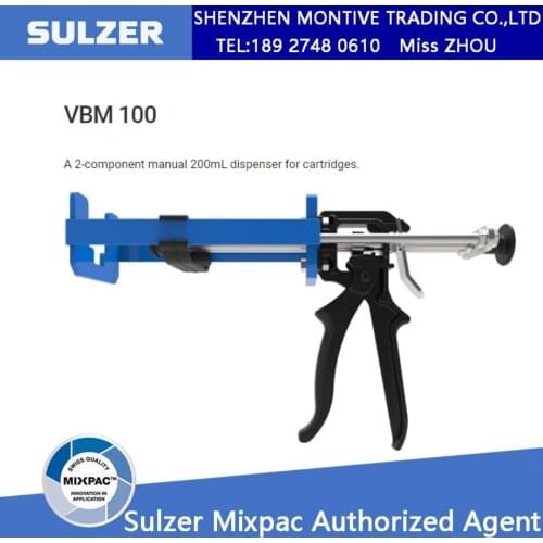 SULZER COX VBM 100 A 2-Component Manual 200mL Dispenser For Cartridges Save Pressure Industrial Gun Cartridge Sealant Durabl