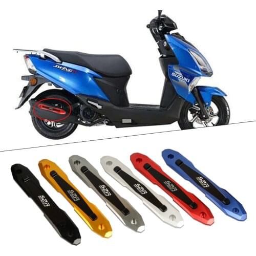 Motorcycle Exhaust Pipe Cover Decorative Strip Aluminium Insulation For SUZUKI UY125 Swing125 UY Swing 125