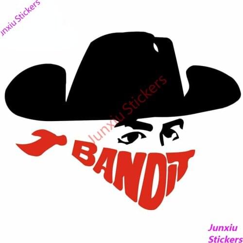 Band Black Top Hat Red Mask Waterproof Car Sticker Cartoon Motorcycle Decoration VAN Windows Decal Camper Accessories PVC13x10cm