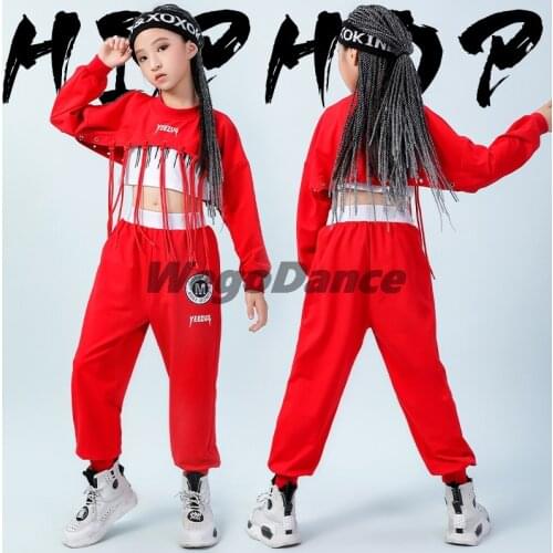 New Girl Tassel Hiphop Classical Dance Costume Chinese Style Stage Performance Clothing Jazz Dancewear