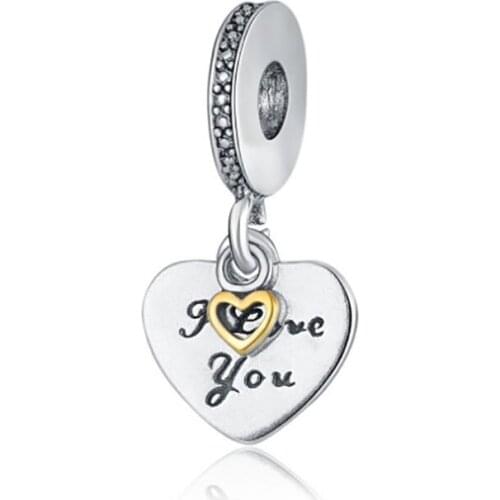Plata de ley original charms Fits Charm Bracelets jewelry valentines day mary poppins bijoux sieraden beads DGB440