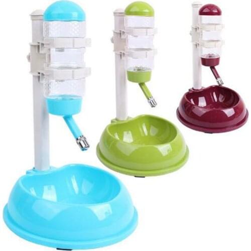 Pet Dog Waterer Automatic Drinking Waterer Feeder Rod Type Anti-skid Non-leaking Water Food Storage Pet Daily Necessities BW805