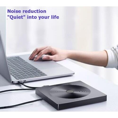 DVD ROM Portatil Lector DVD Externo External CD Drive Ultra Slim USB 3.0 Optical Drive USB Type C CD DVD ROM Burner