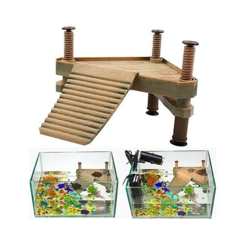 Reptile Turtle Floating Basking Platform Pet Accessories Fish Tank Decoration Size M