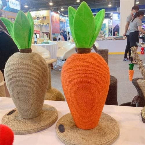 Carrot Cat Scraper Board Vegetable Cat Toy Small Cat Climbing Frame Net Red Cat Grinding Claw Toy Pet Supplies Cat Scratcher