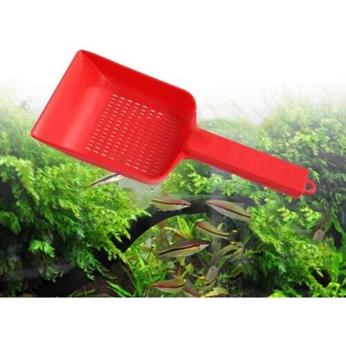 Aquarium Fish Tank Gravel Sand Scoop Shovel Scraper Cleaning Pan Bottom Sand Cleaning Shovel Aquarium Cleaning Tool