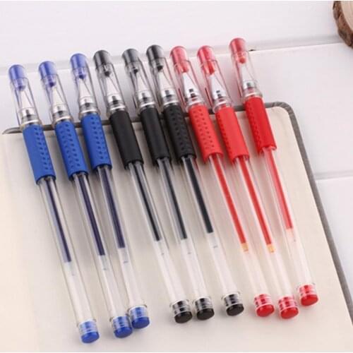 0.5mm Gel Pen Refill Office Signature Rods Red Blue Black Ink Office School Stationery Writing Supplies Handles Needle