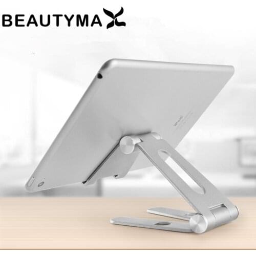 Rotatable Aluminum Alloy Tablet Holder For Ipad Air 1/2 Mini 1/2/3/4 Pro 9.7 10.5 12.9 Foldable Cell Phone Holder Stand