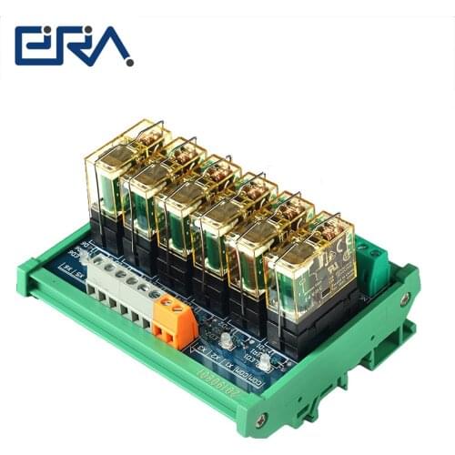 High quality Relay board Module 12/24V NPN/PNP 2-32 channels with IDEC relays PLC amplifier board 1-NO&1-NC for cnc Arduino