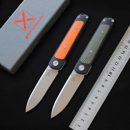 YX622 mini pocket knife folding blade 14C28N steel G10 handle outdoor Fishing camping hunting knife tactical survival knives EDC