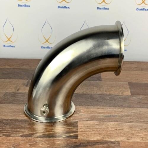 4" Thermowell Elbow 90 degree with thermowell 4-8mm, SUS304