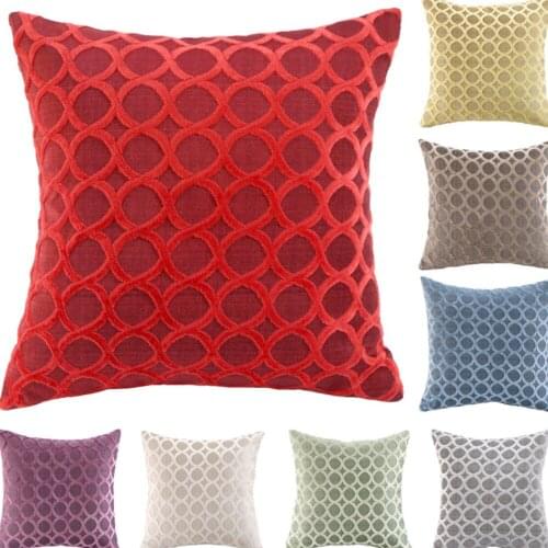 Household Living Room Cut Velvet Flannel Hug Pillowcase Comfortable Skin-friendly Car Waist Pillowcase Household Goods Bedding