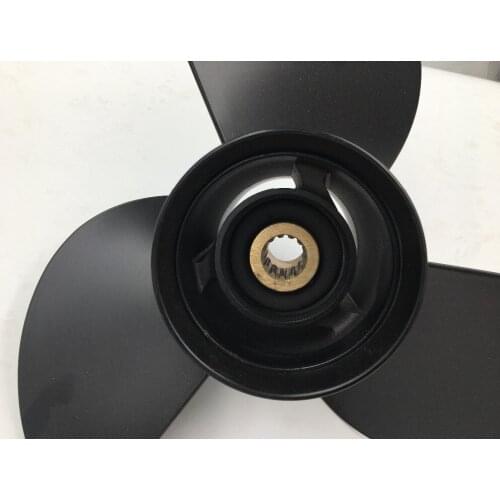 Free shipping 11.6x12 for 25hp-50hp for tohatsu outboard ALUMINIUM PROPELLERS tohatsu outboard marine propellers 13 tooth spline