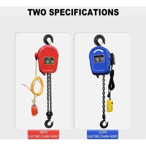 1T 9m Electric hoist electric traction steel wire rope lifting hoist towing ropesmall crane hoist 380V