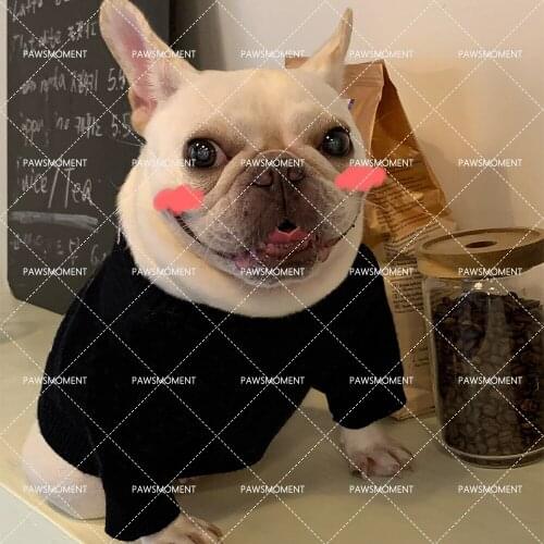 Puppy Cotton Sweater for French Bulldog Pet Dog Clothes for Small Dogs Clothing Winter Warm Coat for Yorkies Pug Apparel PC1564