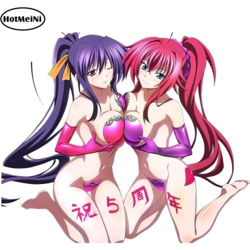 HotMeiNi 3D Sexy Car Stickers High School DxD Himejima Akeno Rias Gremory Render Car Styling JDM Vinyl Decal Car Accessories