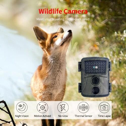 1080P Full HD Hunting Camera 12MP Waterproof Wild Animal Trail Surveillance Infrared Night Version Wildlife Scouting Camera