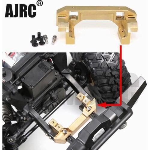 Copper front bumper mounting attachment forward servo mounting bracket for 1/10 RC Traxxas TRX-4 servo repositioning Counterweig