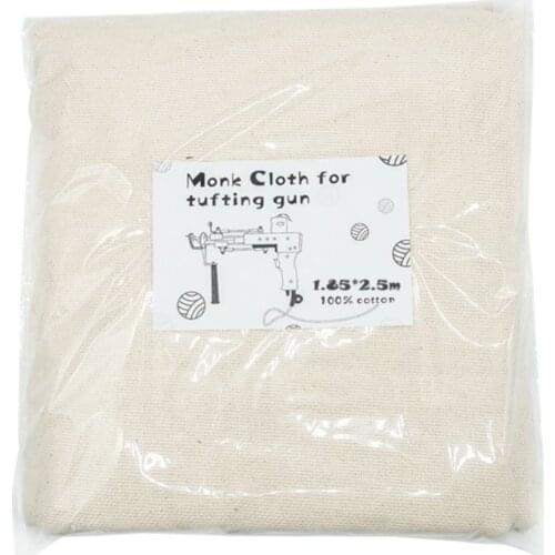 Polyester Cotton Monk Cloth Big Size for DIY Carpet Accessory 1meter-4 meter Embroidery Needlework Sewing Punch For Tufting Gun