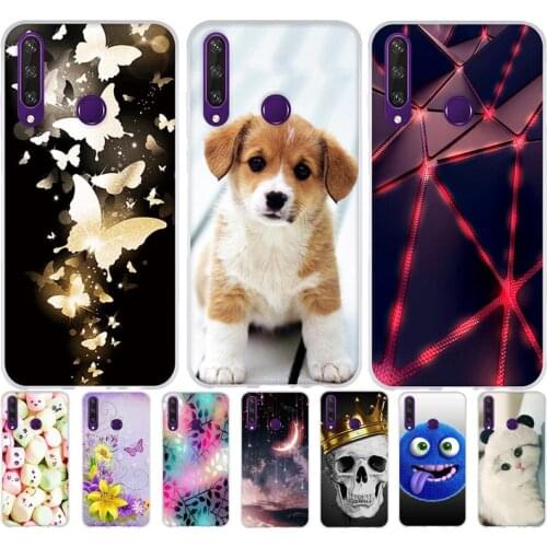 Soft Silicone Case For Huawei Y6p Case TPU Luxury Back Cover Y6 p Phone Cases For Huawei Y6P 2020 6.3 inch Cover Coque Shell