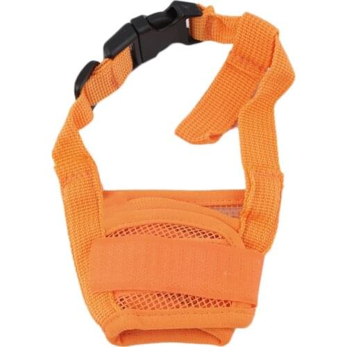 Nylon Puppy Dog Pet Mouth Bound Device Mask Safety Adjustable Breathable Muzzle Stop Biting Anti Bark Bite Mesh Small Large Dogs