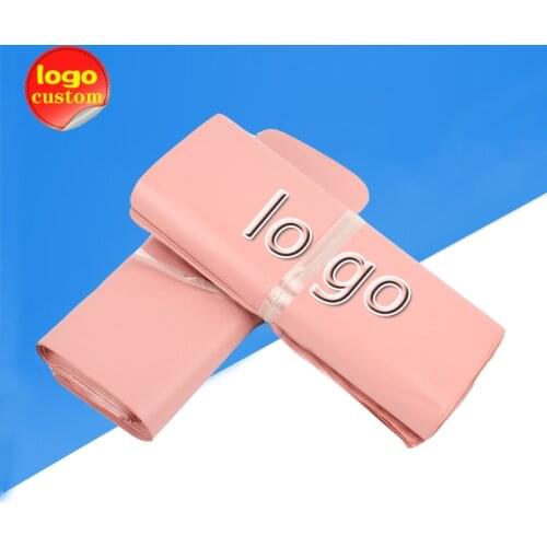Orange Pink Poly Mailer Express Bag Envelope Plastic Shipping Self Adhesive Delivery Packing Clothing Post Courier Custom Logo