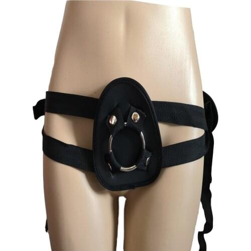 HOWOSEX Adjustable Women Strap Ons Dildo Pants PU Leather Strapon Pants Harness With O-Ring For Dildos Lesbian Sex Accessories