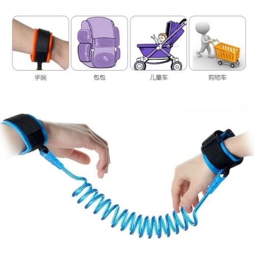 1Pcs 6Colour Child Anti Lost Wrist 1.5M Strap Rope Toddler Leash Safety Outdoor Walking Hand Belt Band Anti-Lost Wristband