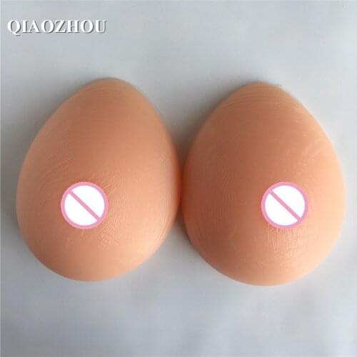 Transgender and crossdressing silicon form breast 2800g realistic very soft natural fake silicone breasts g cup