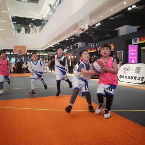 Beable Intelligent PP Portable Basketball Sport Court Material Plastic Tiles Temporary Outdoor Basketball Flooring