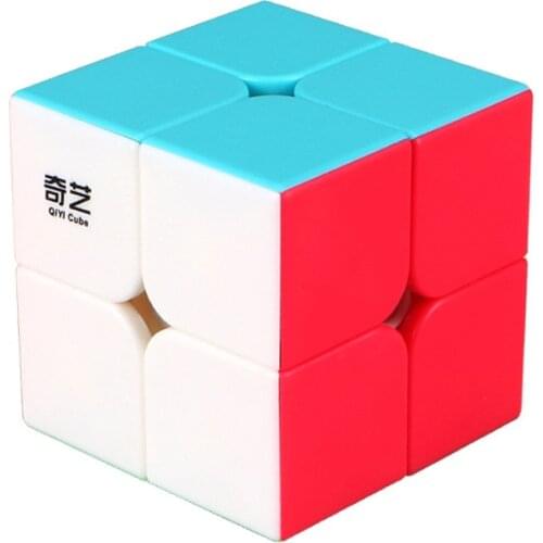Droxma Qiyi Qidi S 2x2 Stickerless Magic Cube MoFangGe MFG 2x2x2 color Speed Gift Puzzle For kids