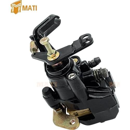Rear Brake Caliper with Pads Assembly for Yamaha ATV YFZ450 YFZ 450 2004-2005 5TG-2580W-00-00 5LP-W0046-50-00 with Parking Brake