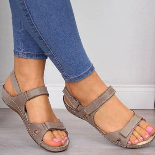 Women Sandals 2020 Casual Summer Shoes Women Low Heels Sandals For Wedges Shoes Soft Bottom Chaussure Femme Summer Footwear