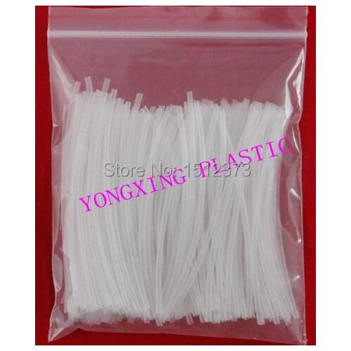 200piece/lot pvc heat shrink tubing 1.5mm transparent color ratio 2:1 sleeving wire cable water-proof in bag