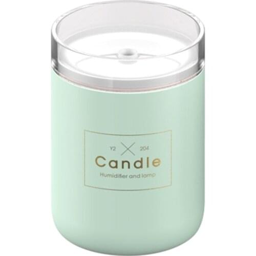 280ML Candlestick Night Light USB Humidifier Air Humidifier LED Candle Ultrasoni A0NC