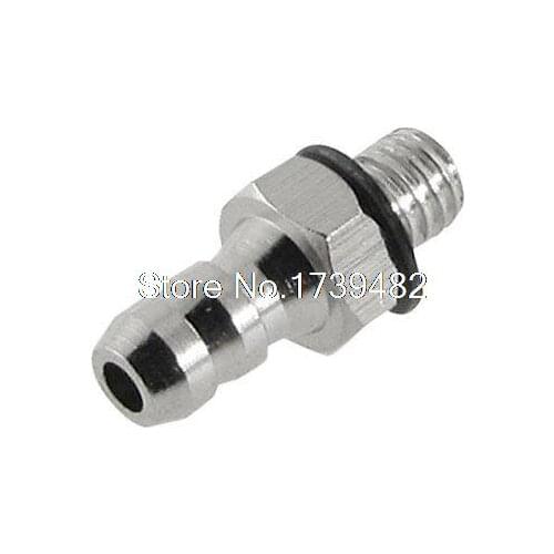 M3 Male Thread to 3mm 3/25" Pneumatic Tube Hose Mini Barb Fittings 5 Pcs