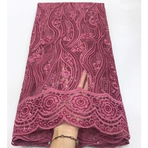 African Lace Fabric 2021 High Quality 5 Yards French Lace Fabric Nigerian Lace Fabric Women Wedding Dress Party Dress J36661