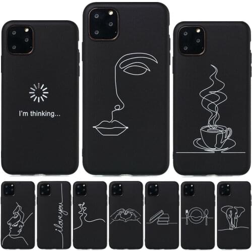 Cool Line Case for iPhone 11 Pro X XS Max XR 8 7 6 6s Plus Soft Silicone Protective Cover
