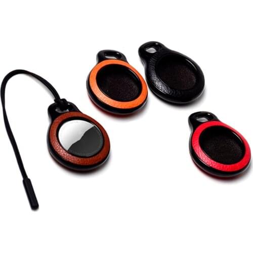 Anti-Lost Airtag Case Suitable for Apple Airtag Leather Case, Suitable for Apple Tracker Device Anti-Drop