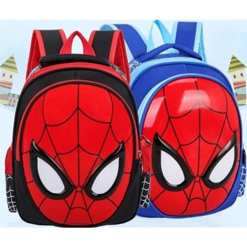 Disney Spiderman Kindergarten Kids School Bags Fast Shipping Disney Backpack for Kids Kid Bag for 2-5 Years Old Spiderman Bags