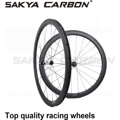 Professional racing road carboon wheels with D T 350 hub, 50mm carbon wheels 23mm 25mm wide 250 degrees high temperature molding