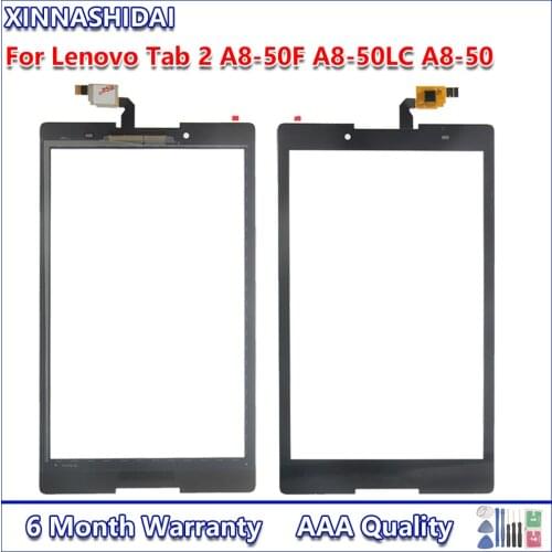 New 8'' Touch Screen For Lenovo A8-50 A8-50F A8-50L ZA04 A8-50LC Touch Screen Assembly Replacement For Lenovo Tab 2 A8-50