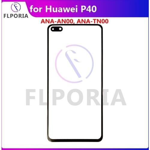 Front Glass for Huawei P40 Touch Glass Lens Outer Touch Screen Glass for Huawei ANA-AN00 ANA-TN00 Phone Replacement Repair Parts