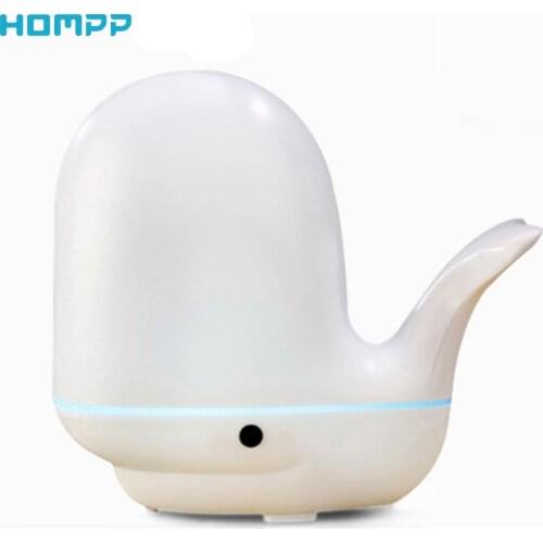 USB Car Essential Oil Diffuser,200ml Cool Mist Whale Humidifier, Min Portable Valentines Gift Air Freshener for Bedroom Office
