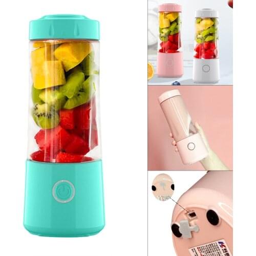 Juice Cup USB Rechargeable Portable Blender Personal Size Blender Fruit Juicer Cup for Sports Office Travel Gym