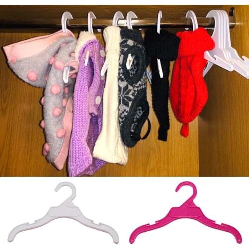 10Pcs /Set Pet Clothes Storage Pet Dog Cat Clothes Rack Dogs Coat Hanger Plastic Puppy Big Dog Hanger S/L Pet supplies