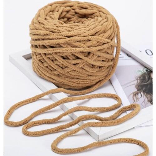 1 Roll 100g Handmade Crochet Thread Good Toughness Polyester Bright-colored Knitting Cotton Yarn Clothing Accessories
