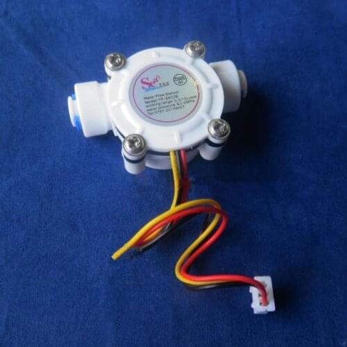 2PCS high precision DN6 G1/4 PE water meter flow sensor counter indicator dispenser flowmeter 0.3-10L/min