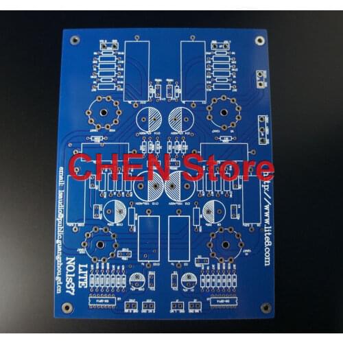 1PCS NEW LITE LS37 tube pickup device MM&MC dual input Phono Amplifier PCB Empty Board Based on VTL Circuit